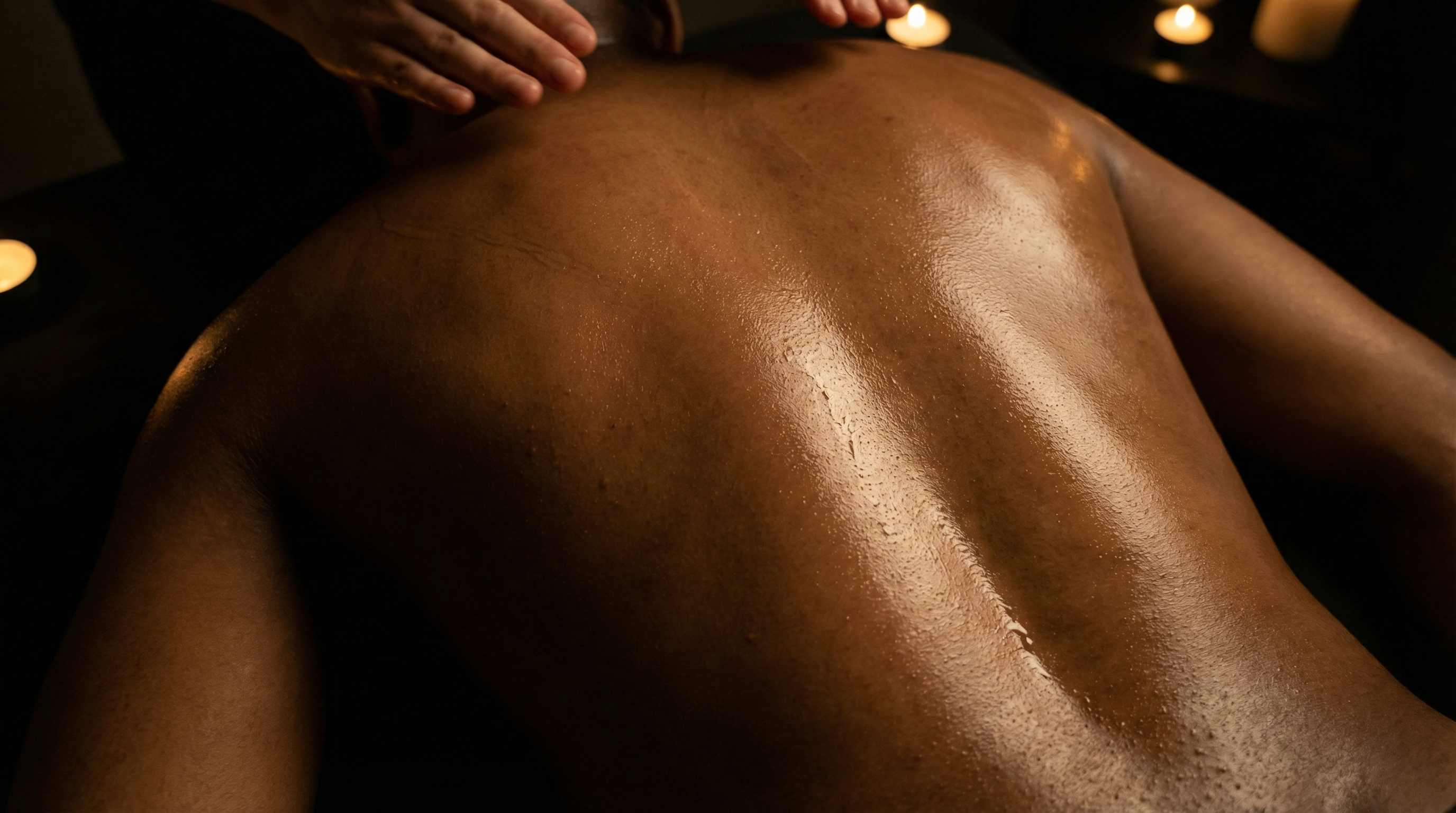 Behandlungsraum mit dunklem Hintergrund